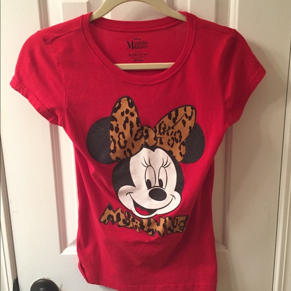 leopard minnie mouse shirt